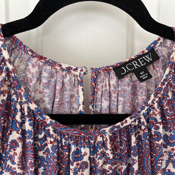 J Crew Tall Palermo Smocked-Waist Mini Dress - Picture 3 of 4